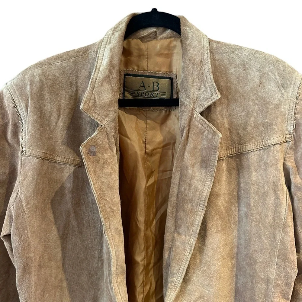 Vintage Suede Western Fringe Jacket - Picture 4 of 10